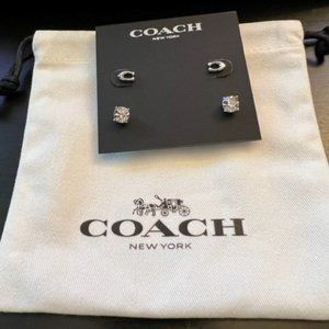Coach Signature C Stud Earrings Set